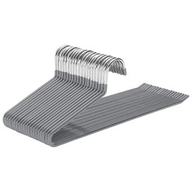 devesanter Pants Hanger 20 Pack Open-Ended Pants Space-Saving Strong Jean Hangers Metal Pant Hangers Versatile Non-Slip Hangers for Short Skirt Jeans Trousers Clothes Hangers for Women Men(Grey