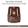 Style n Craft Extra Large Tape Holder, Full-Grain Leather Tool