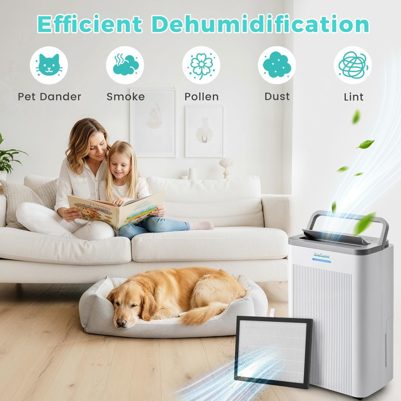 AIRCYAN HEPA Air Purifier Filter, High-Efficiency Air Purifier with Carbon