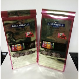 Ghirardelli Dark Chocolate Candy Squares with Raspberry Filling 6.38 Oz. (Pack of 2)