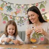 48Pcs Reusable Flower Fairy Banner Kit - Double-Sided PVC Garden