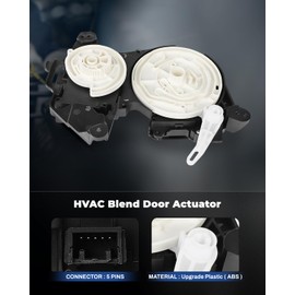 LUJUNTEC Blend Door Actuator Replaces 604-907 Replacement Heater Blend Door Levers Fit for Toyota for Avalon 2005-2007, for Toyota for Camry 2007-2011, for Toyota for Highlander 2010-2016 1PC