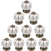 Cabinet Knobs,GLE2016 Ceramic Dresser Knobs Pumpkin Drawer Knobs for Kitchen