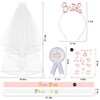 Hen Party Sash, 17PCS Hen Do Accessories Bride to Be