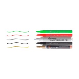Artistro Paint Pens, Sample Set, 5 Pens