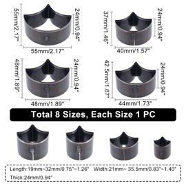 SUPERDANT Leather Punching Die Set High Carbon Die Cutter Steel Cutting Mold Leather Punching Tools DIY Leather Hole Punch Tool with Plastic Box for Handmade DIY Leather Craft