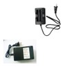 Acxico 1Pcs Li-ion Battery Charger 2 Slots 4.2V 1000mA（500mA x