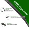 ZIXMMO 24"+19" windshield wiper blades with 12" Rear Wiper Blades