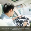Hifrom Car Sunshade Tissue Box, Leather Car Tissue Holder, Car