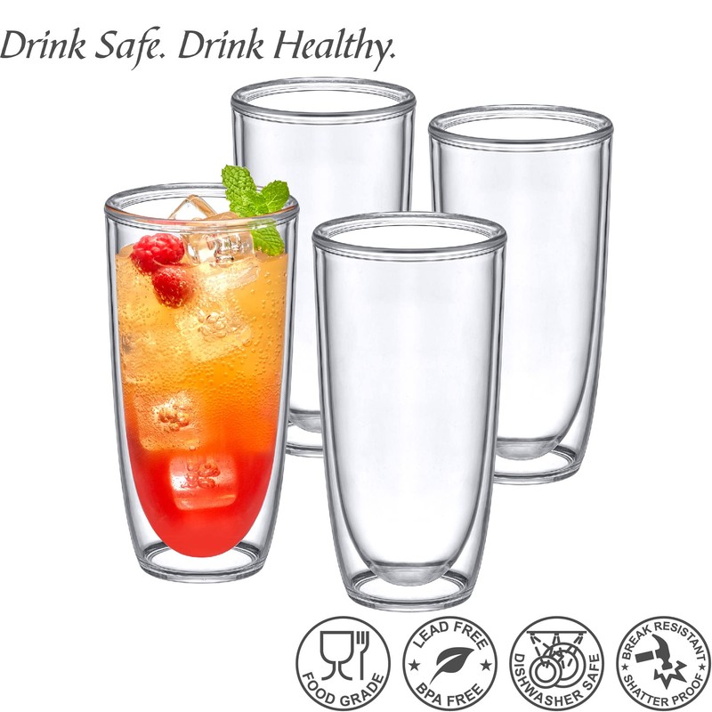 Amazing Abby - Andes 20-Ounce Insulated Tumblers (Set of 4),