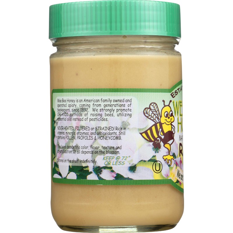 Wee Bee Honey Naturally Raw Honey, 1 Pound