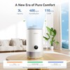 xCREAS Humidifier and Air Purifier in One, Evaporative Humidifier and