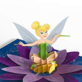 Lovepop Disney's Tinker Bell Pixie Dust Birthday Pop-Up Card, 5 X 7”, Birthday Card for Daughter, Greeting Card with Envelope