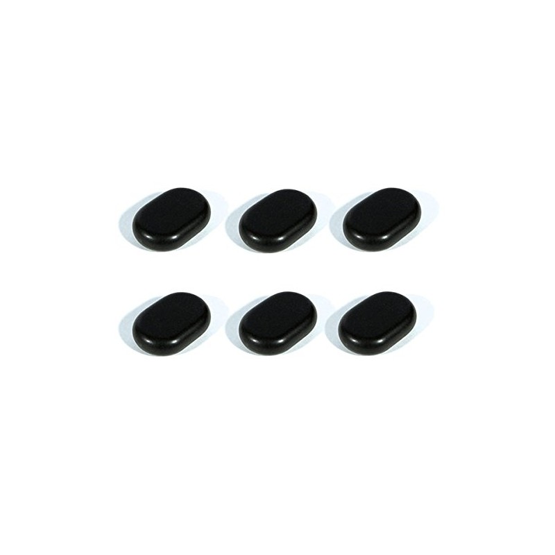 Medium Basalt Hot Stones Set of 6 [Hot Stone Hot