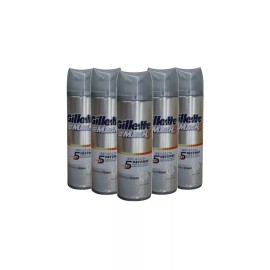 Gillette 5x Gillette Mach3 Irritation Defense Soothing Shave Foam with Aloe 245g (8.4 Oz)