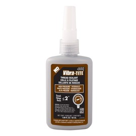 Vibra-TITE 444 Brown High Pressure Hydraulic Anaerobic Thread Sealant, 50 ml Bottle