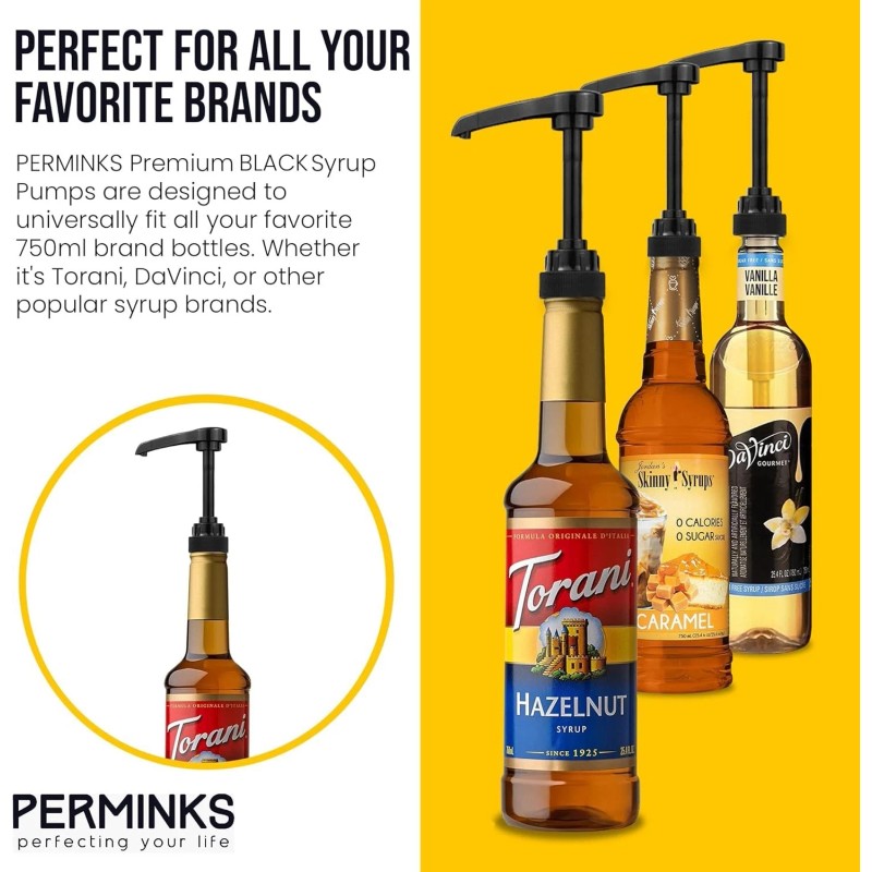 Versatile Syrup Pump for Smooth Dispensing of Coffee and Desserts