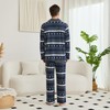 Vulcanodon Mens Ultra Soft Pajama Set, Warm Long Sleeve Prints