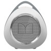 Monster Hotshot Portable Bluetooth Speaker with Carabiner, White/Chrome
