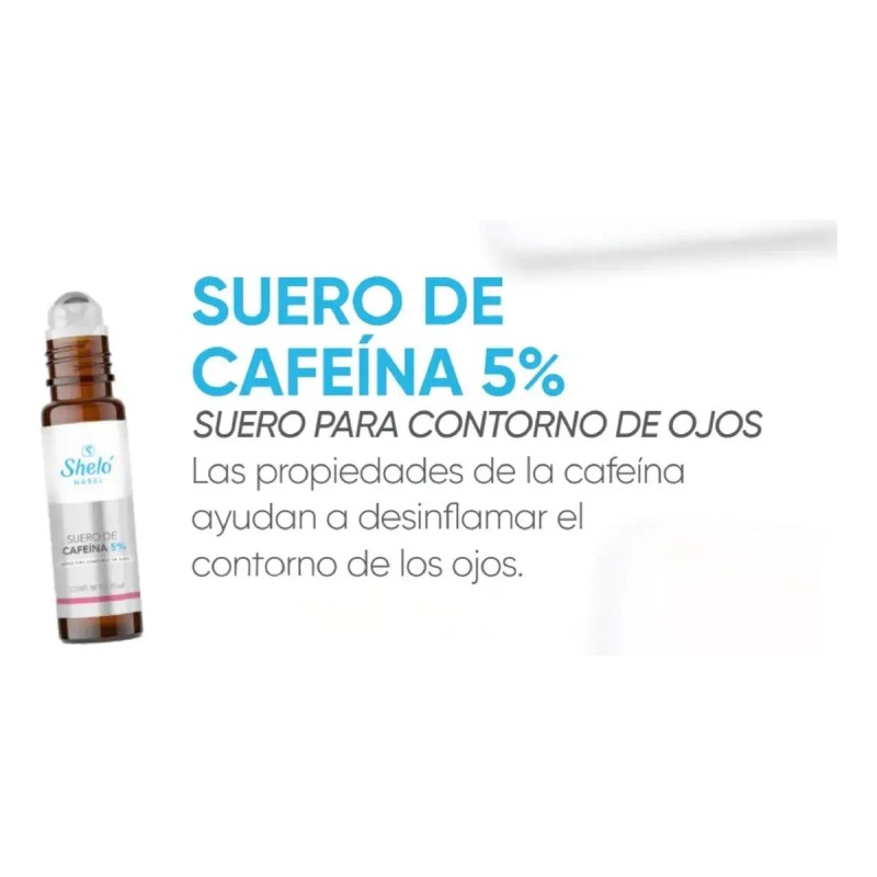 Sérum Ojos Cafeína Sheló Nabel Descongestiona 10ml