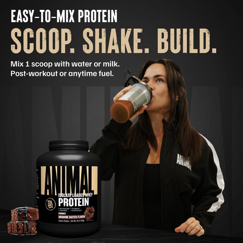 Animal Whey Isolate Protein Powder - Loaded for Pre &