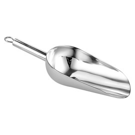 ccHuDE Stainless Steel Ice Scoop Kitchen Bar Scoop Metal Spice Scoop Sugar Flour Scoop Metal Utility Scoop Food Candy Scoop Dry Goods Scoop for Coffee Beans
