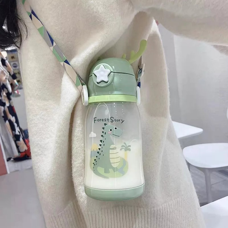 Maíz Botella Agua Infantil Cantimplora Portatil Correa Kawai Reno