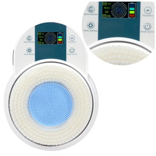 Wall Mounted Shower Back Scrubber, Electric Dry Brushing Body Bush