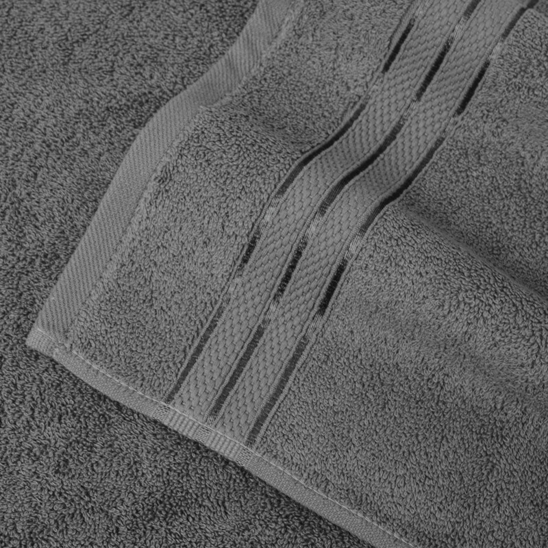 Elegant Comfort Three Line Popcorn Towel Set for Bathroom 16