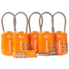 6 Pack TSA Approved Travel Combination Cable Luggage Locks for