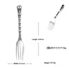 Skull Motif Serving Spoon Fork Set, Premium Stainless Steel Fork