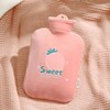 Insulated water bag, hot water compress, mini water hot pack, heated bag, hot water, cold compress, pack hand warmer blue 2ea