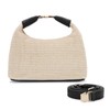 Fecialy Straw Bag for Women Small Raffia Purses Summer Beach
