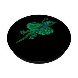 Lizard World Flying Dragon Green W/Blue Highlights on Black