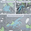 LXTOPN Cuddly Blanket Children, Dinosaur Blanket Glow in the Dark,
