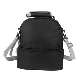 SUPVOX Portable Insulated Bottle Bag Double Insulation Cooler Sleeve for Breast Milk Travel Water Resistant Lightweight Pouch Zipper for Daycare Hiking and Shopping