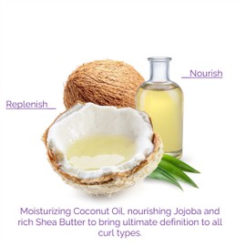 GIOVANNI Curl Habit Curl Defining Shampoo - For All Curl Types, Cleanse & Enhance Curls with Moisturizing Coconut Oil, Jojoba and Shea Butter Vegan, Cruelty-Free, Silicone Free Shampoo - 24 oz