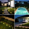 vighep Mini Solar Ground Lights, 24 Pack Solar Lights Outdoor