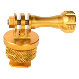 Etsumi VE-2353 GoPro Action Metal Shoe Adapter, Gold