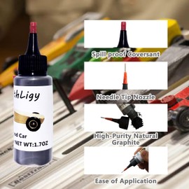 1.7OZ Graphite Powder for Pinewood Car, Premium Dry Lubricant | Derby Car Graphite Lube Powder, Compatible with Derby Car Kits Wheels and Axles | Lock and Door Hinge Lubricant