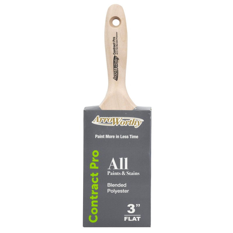 Arroworthy CONTRACT PAINT BRUSH PRO STRAIGHT BOX SET (1.5,2,2.5) CONTRACT-3PK-LNG-STR