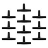 INFINAUTO Plastic Hose Barb Fittings, 3/16" T Shaped 3 Way