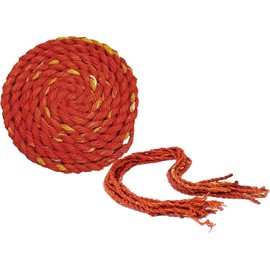 SATVIK Akhand Diya Cotton Wicks - 12pcs, 16 Inch Long, 12+ Hours Burning, Red Cotton Jyot Batti for Pooja & Festivals