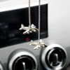 AMIORO Creative Airplane Car Rear View Mirrors Interior Accessories Aircraft