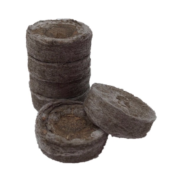 Nutley's Compost Plug Pellets Peat-Free Just Add Water (Quantity: 50, Size: 22mm)