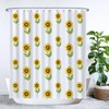 Ulticool Shower Curtain - Sunflower Sun Nature Happy - 180