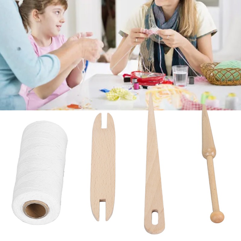 Loom Warp Thread Kit Portable Wear Resistance Pure Cotton Lightweight