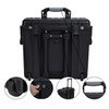 MEIJIA Waterproof Portable Equipment Hard Case With Retractable Pull Handle