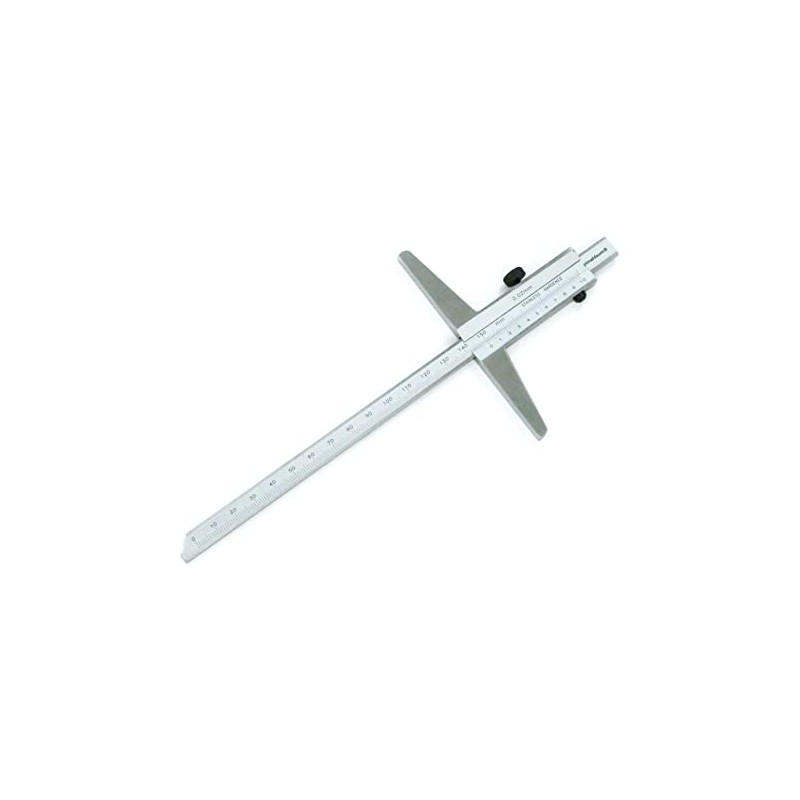 PIMALDAUM® Depth Caliper 0-150 mm Depth Gauge with 100 mm