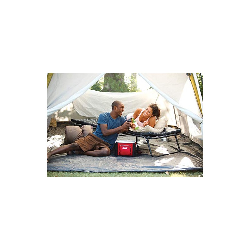 Coleman ComfortSmart Big & Tall Cot with Mattress Pad, Folding